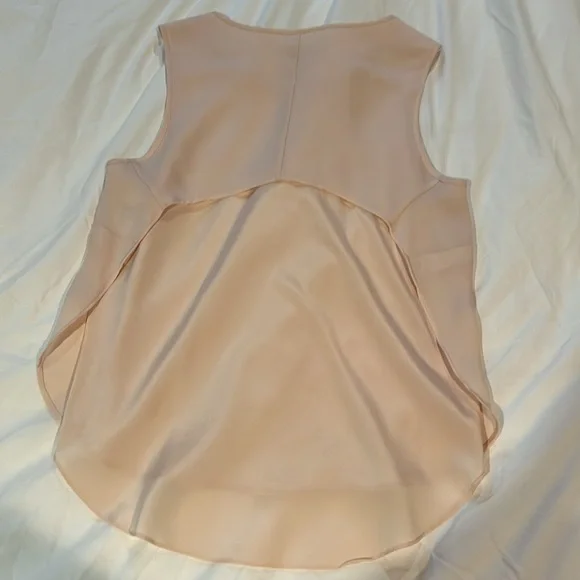 Rag & Bone pink sleeveless silk blouse - Picture 3 of 5